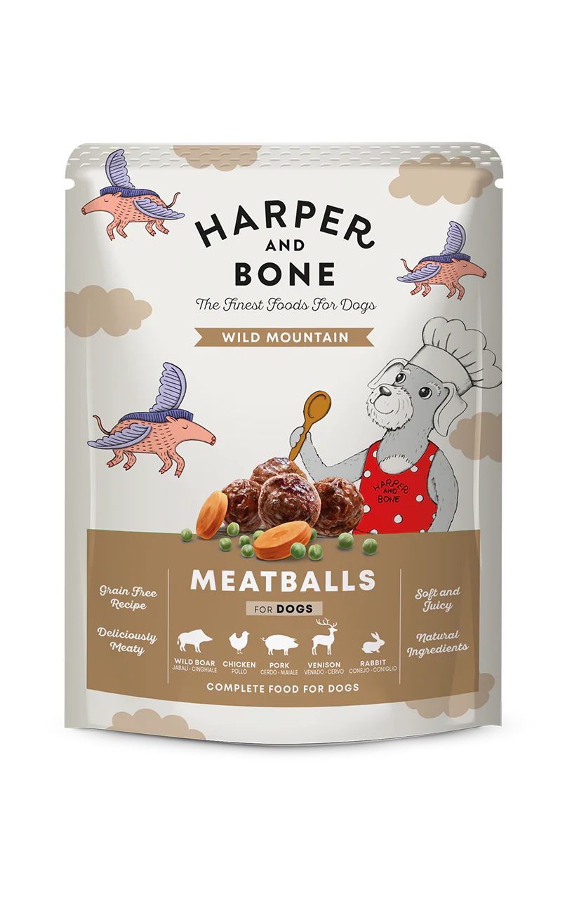 Harper & Bone Almõndegas Para Cães Montanhas Selvagens