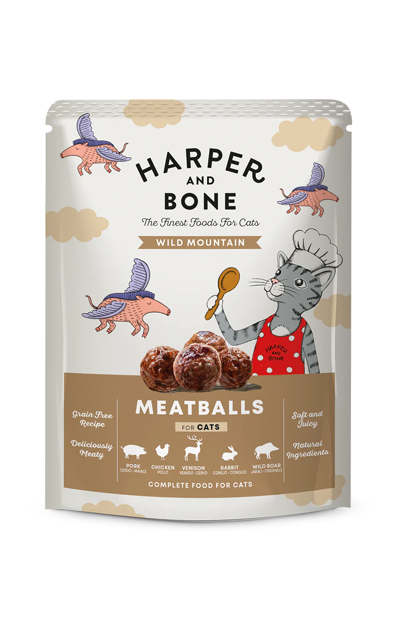 Harper & Bone Almõndegas para Gatos Montanha Selvagem