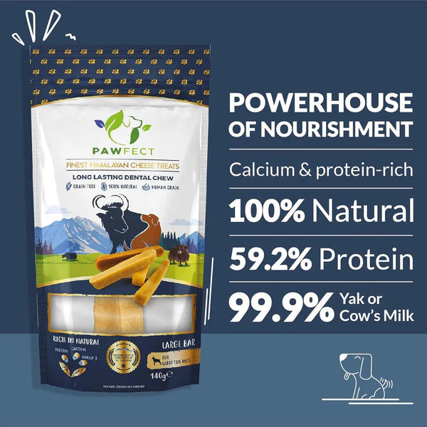 Pawfect - Barras Originais Queijo Himalaias - Large (140g)