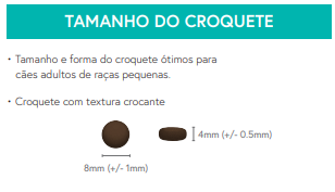 Ração Cão Adulto Raça Pequena. Pato com batata doce e laranja