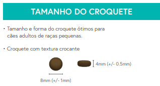 Ração Cão Adulto - Raça Pequena Frango com Batata Doce e Ervas