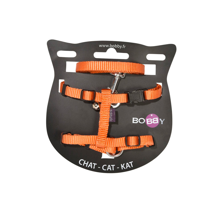 Peitoral+Trela Gato Access XS Laranja