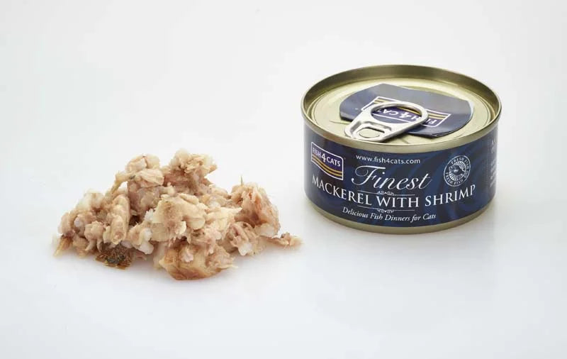 Fish4Cats Finest Mackerel With Shrimp 70 g