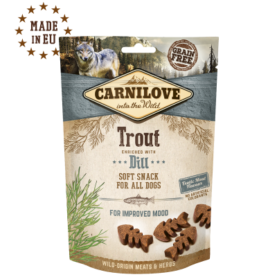 Carnilove Biscoitos Truta Semi-húmido com Endro 200Gr