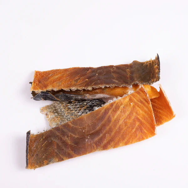 Tiras ÓMEGA Pele Salmão com pedaços extra de carne salmão