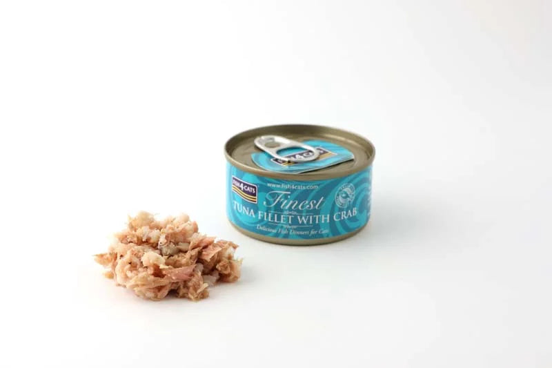 Fish4Cats Filé de Atum Fino com Caranguejo 70g