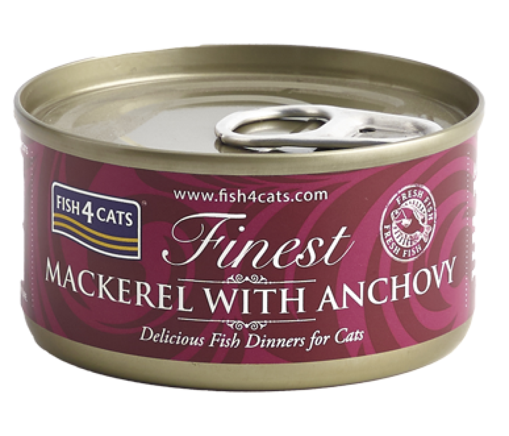 Fish4Cats Finest Mackerel With Anchovy 70 g