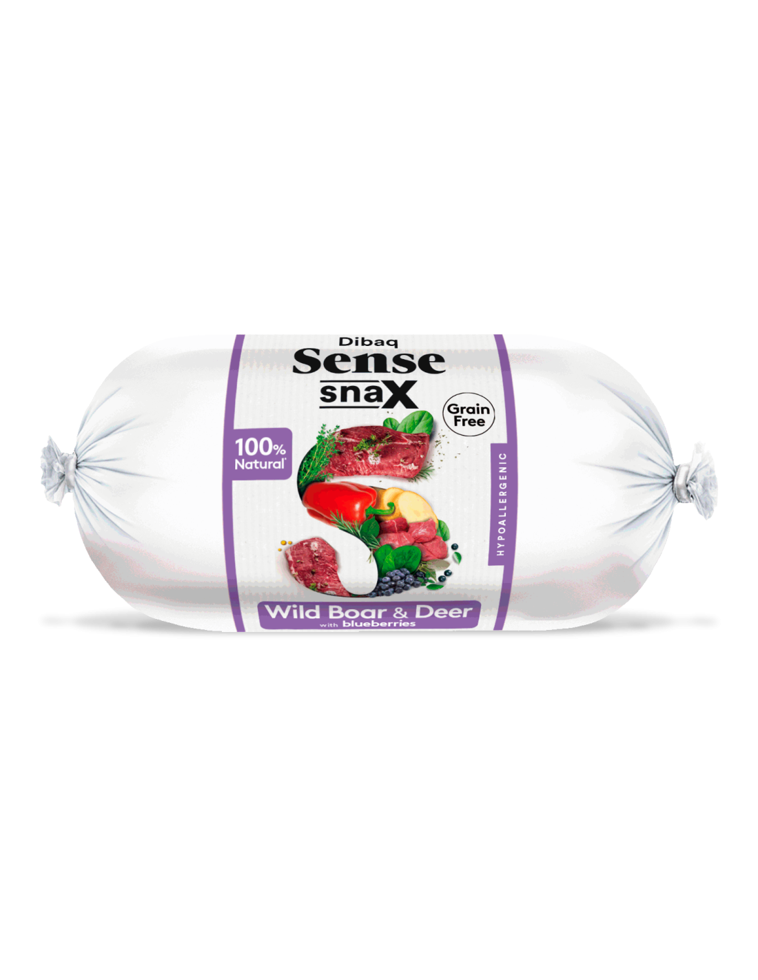 Dibaq Sense Snack Salsicha Javali e Veado 200Gr