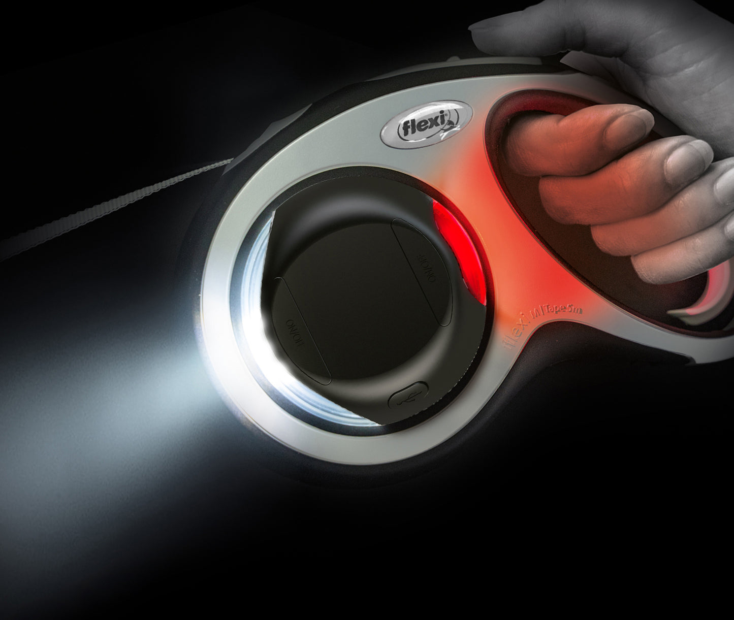 Sistema de Iluminação Flexi LED Preto