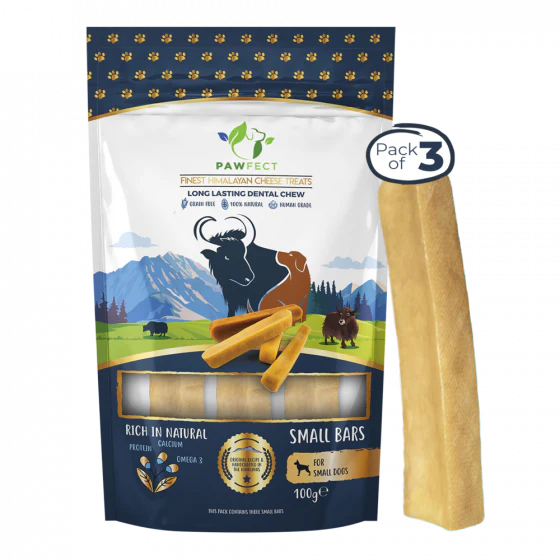 Pawfect  Barras Queijo Himalaias Originais Small 3 UNID. (100g)