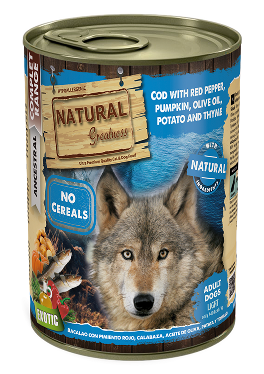 Natural Greatness Bacalhau Com Pimentão Vermelho, Azeite, Batata e Tomilho 400 g