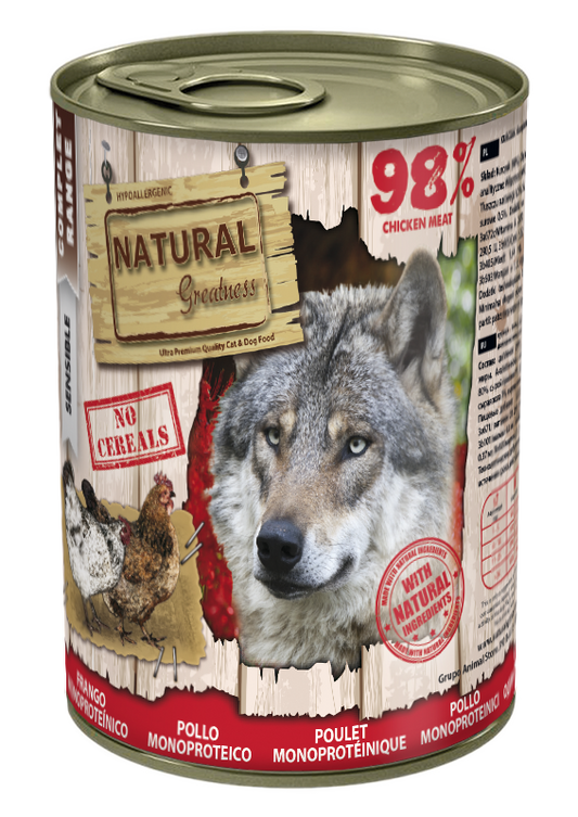 Natural Greatness Frango Monoproteico 400Gr