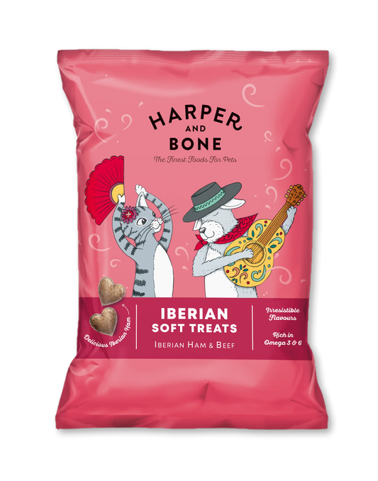 Harper And Bone para Cães e Gatos Soft Treats Ibérico