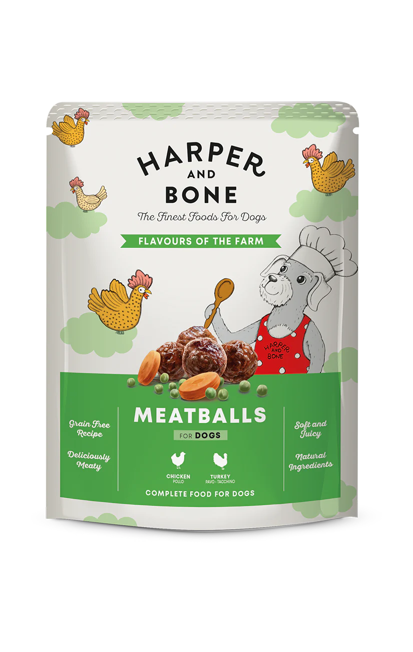Harper & Bone Almôndegas para cães Sabores da quinta