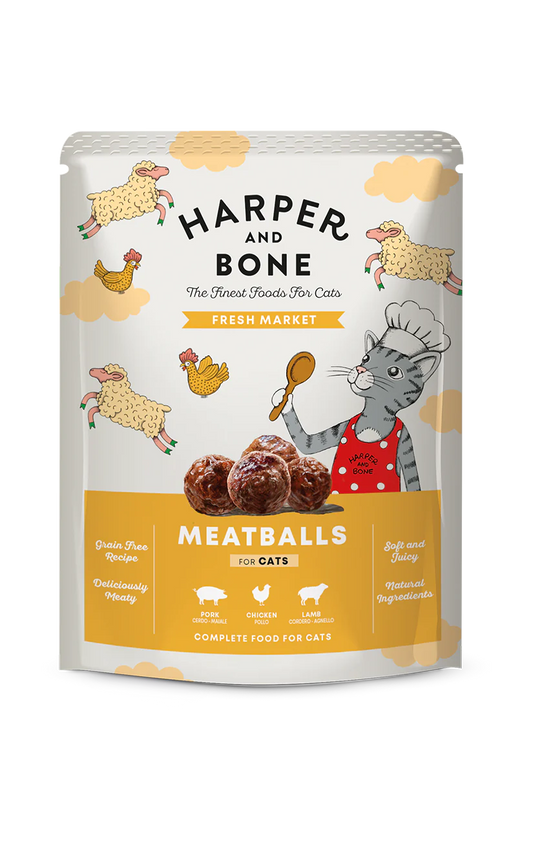 Harper & Bone Almõndegas para Gatos Mercado de Frescos