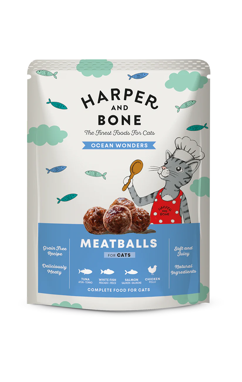 Harper & Bone Almõndegas para Gatos Maravilhas do Oceano