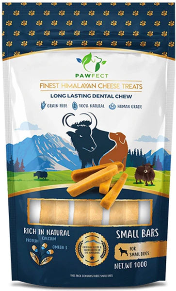 Pawfect  Barras Queijo Himalaias Originais Small 3 UNID. (100g)