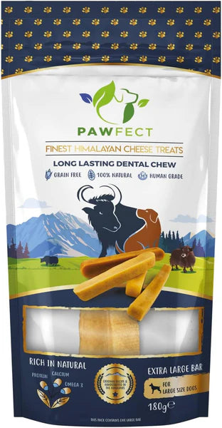 Pawfect - Barras Originais Queijo Himalaias - EXTRA Large (180g)