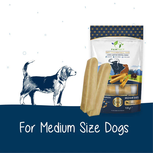 Pawfect  Barras Queijo Himalaias Originais Medium (130g) (2 Unid. M)
