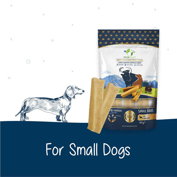 Pawfect  Barras Queijo Himalaias Originais Small 3 UNID. (100g)