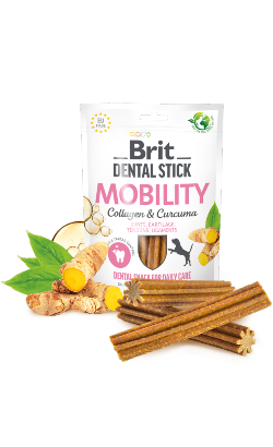 Brit Care Dental Stick Mobility with Collagen & Curcuma | 7 sticks