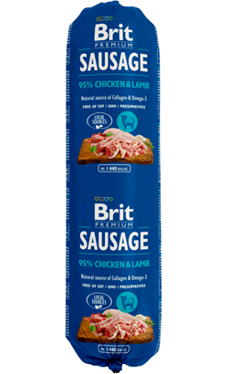 Brit Sausage Chicken & Lamb 800Gr