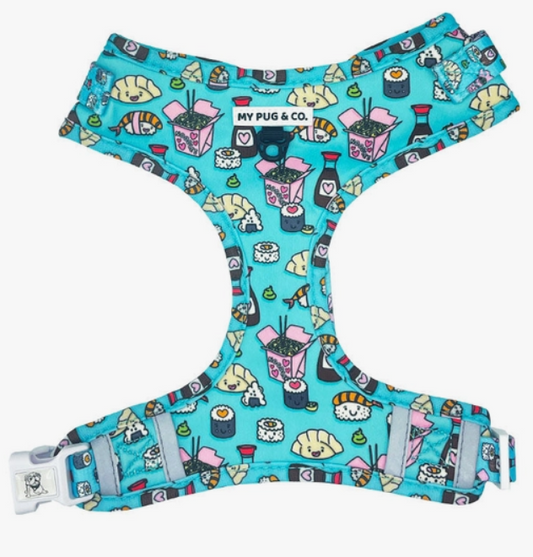 My Pug & Co Arnês Ajustável Sushi
