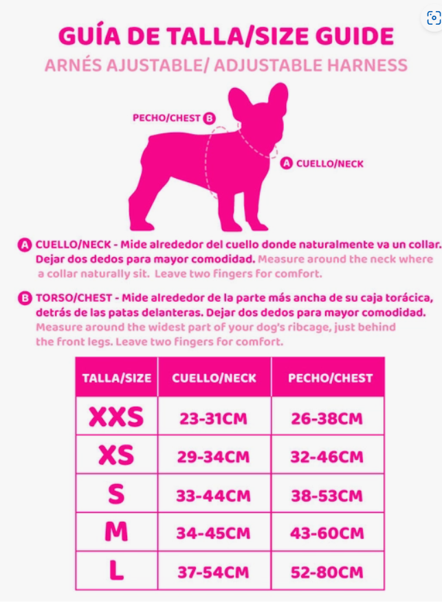 My Pug & Co Arnês Ajustável Dogpuccino