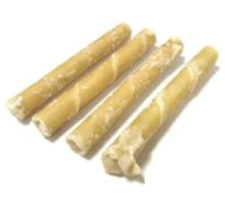 Palitos Pele Vitela recheados com Gordura Ovelha (Pelo & digestão)