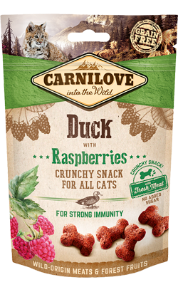 Carnilove Cat Crunchy Snack Duck with Raspberries | 50 g