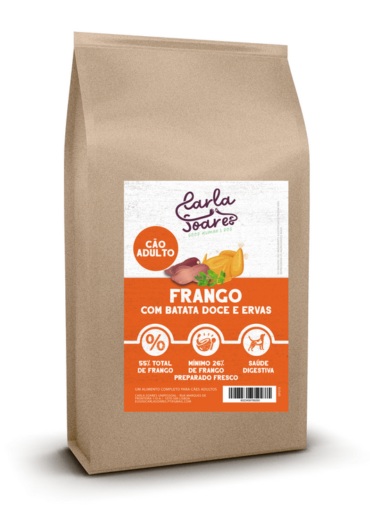 Ração Cão Adulto Frango com Batata Doce e Ervas