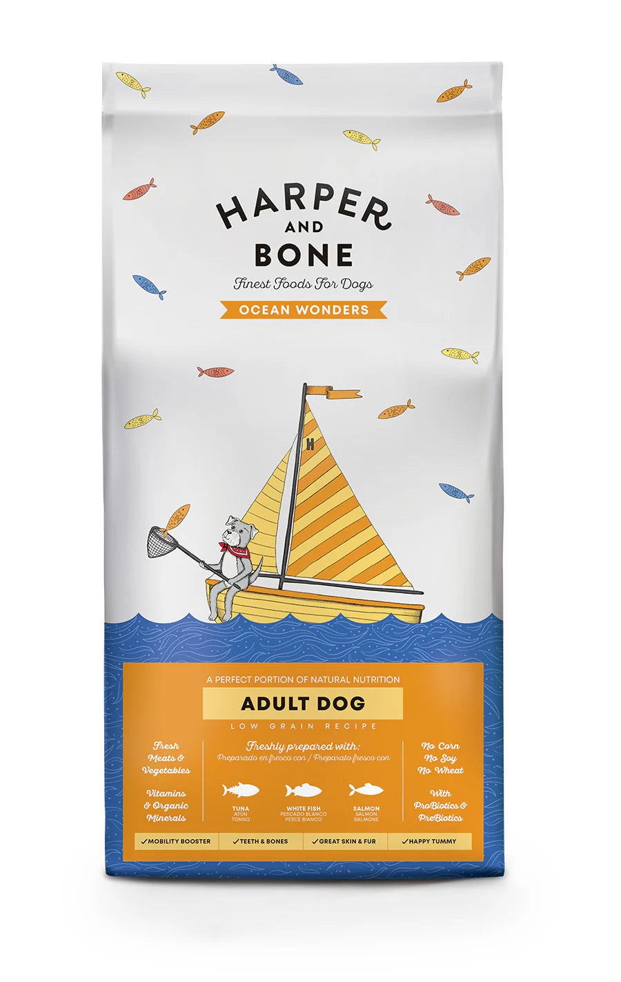 Harper & Bone Cão Adulto Maravilhas Do Oceano