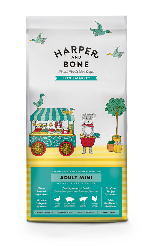 Harper & Bone Ração Cão Adulto Mini / Mercado de frescos