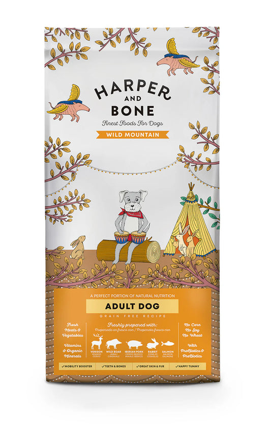 Harper & Bone Ração CÃO ADULTO Montanha selvagem
