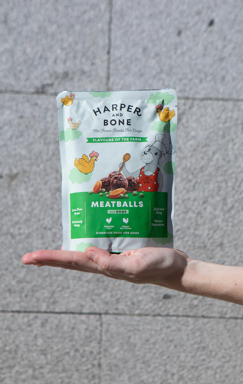 Harper & Bone Almôndegas para cães Sabores da quinta