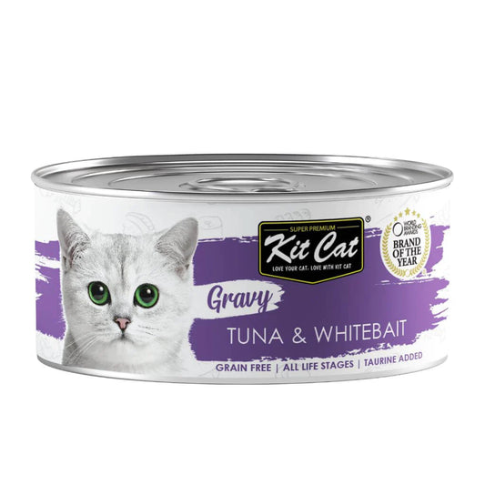 Kit Cat Atum com Peixe Branco 70g
