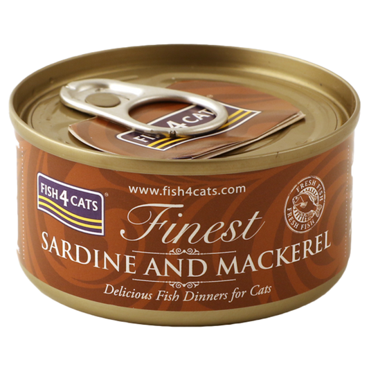 Fish4Cats Finest Sardine With Mackerel 70 g