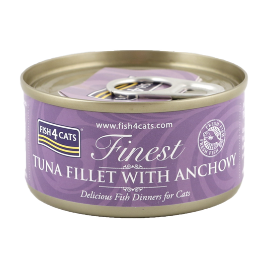 Fish4Cats Finest Tuna Fillet With Anchovy 70 g