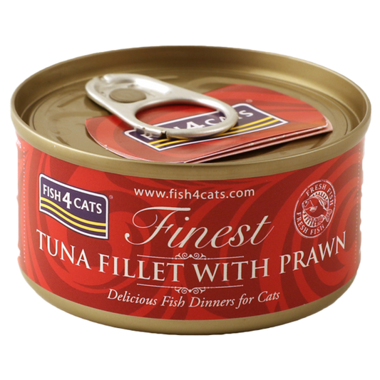 Fish4Cats Finest Tuna Fillet With Prawn 70 g