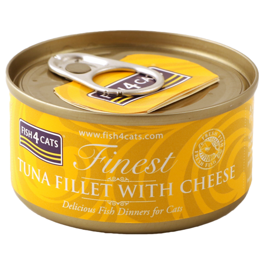 Fish4Cats Finest Tuna Fillet With Cheese 70 g