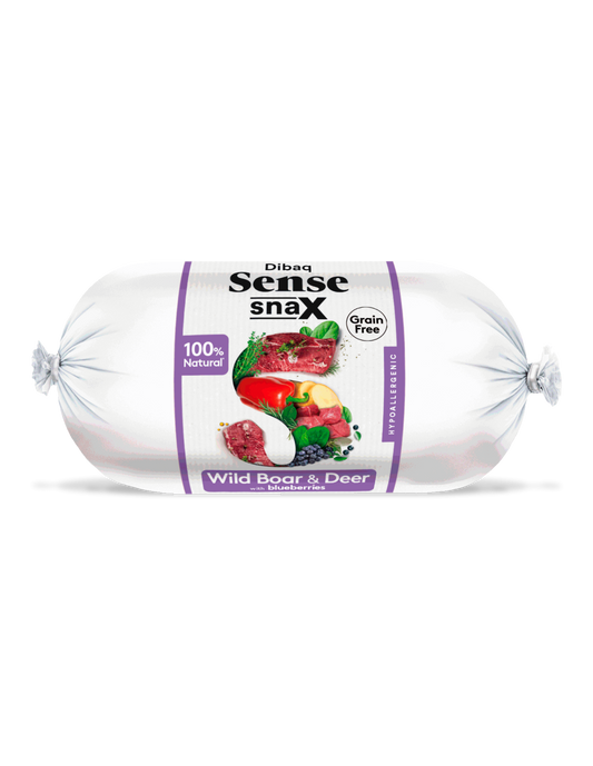 Dibaq Sense Snack Salsicha Javali e Veado 200Gr