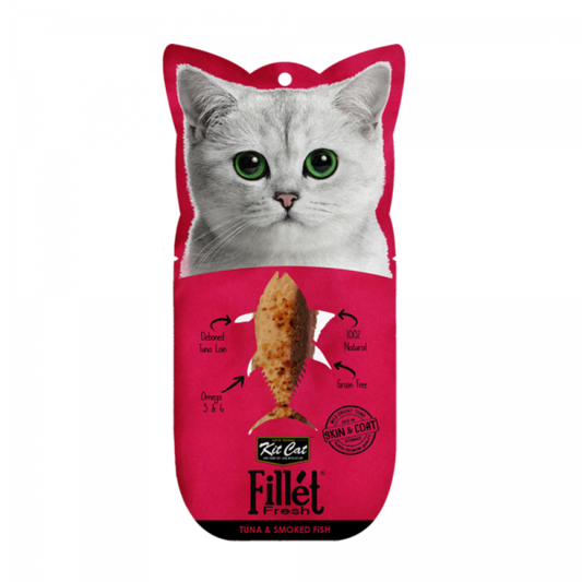 Kit Cat Fillet Fresh Tuna And Smoked Fish 30 g