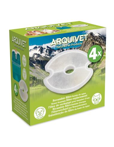 Substituição do filtro de fonte de água para cães e gatos - 4 unidades