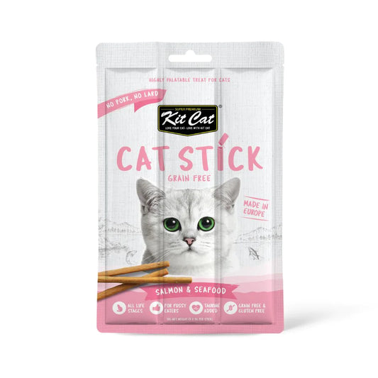 KitCat Cat Stick 15g - Salmão com Frutos do Mar